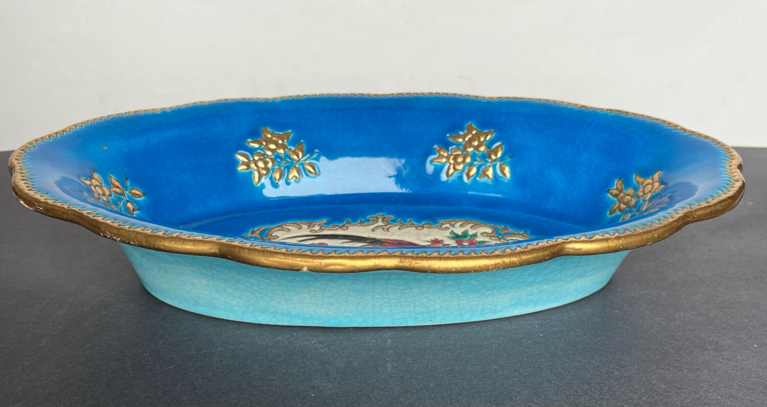 Basket or Banette in Longwy enamels