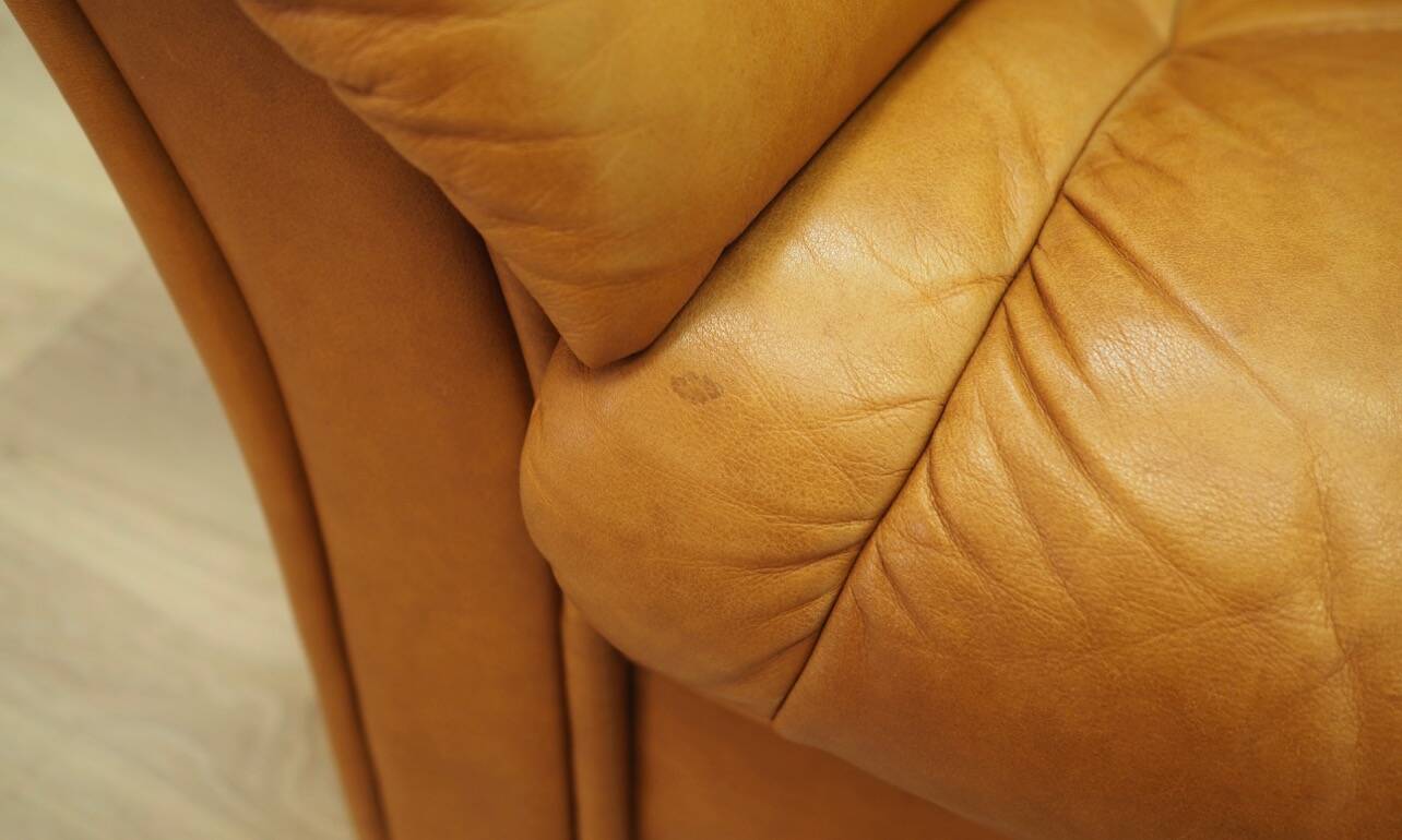Cognac living room set, Danish design, 1970s, manufacturer: Skalma Møbelfabrik