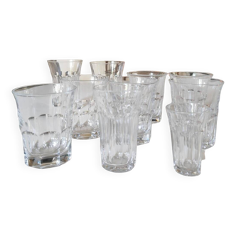10 Harcourt Baccarat glasses