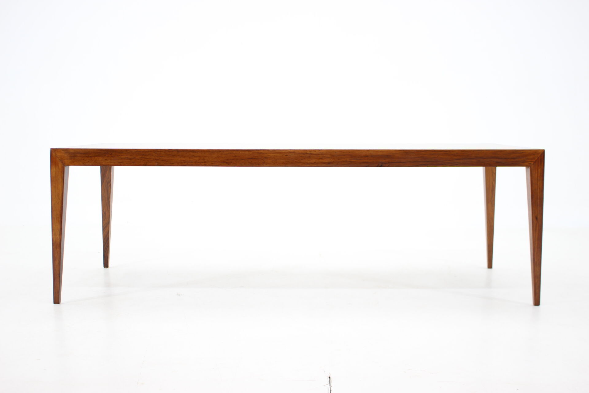 Severin hansen minimalist palisander coffee table, denmark, 1960