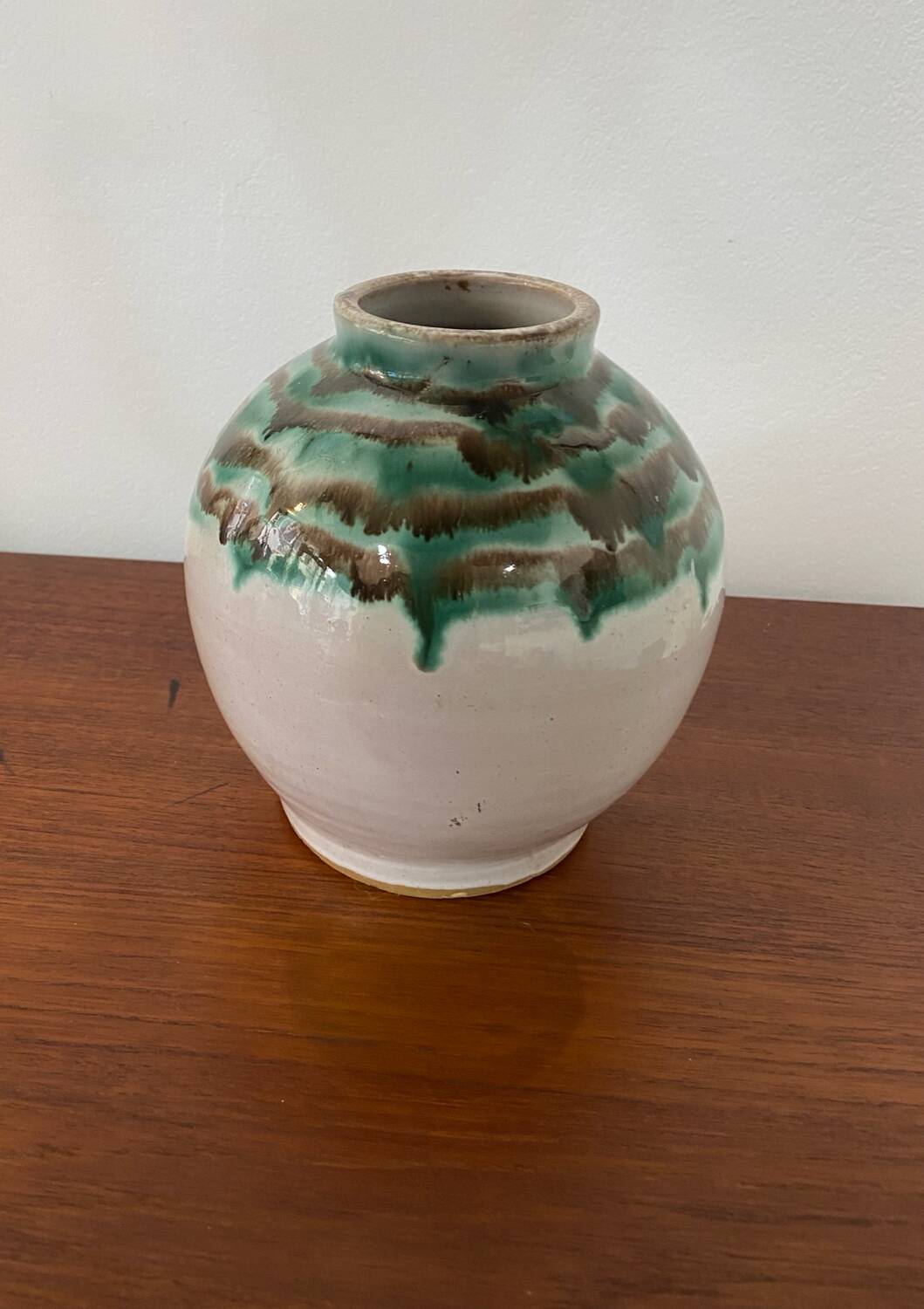 Vintage signed ceramic vase