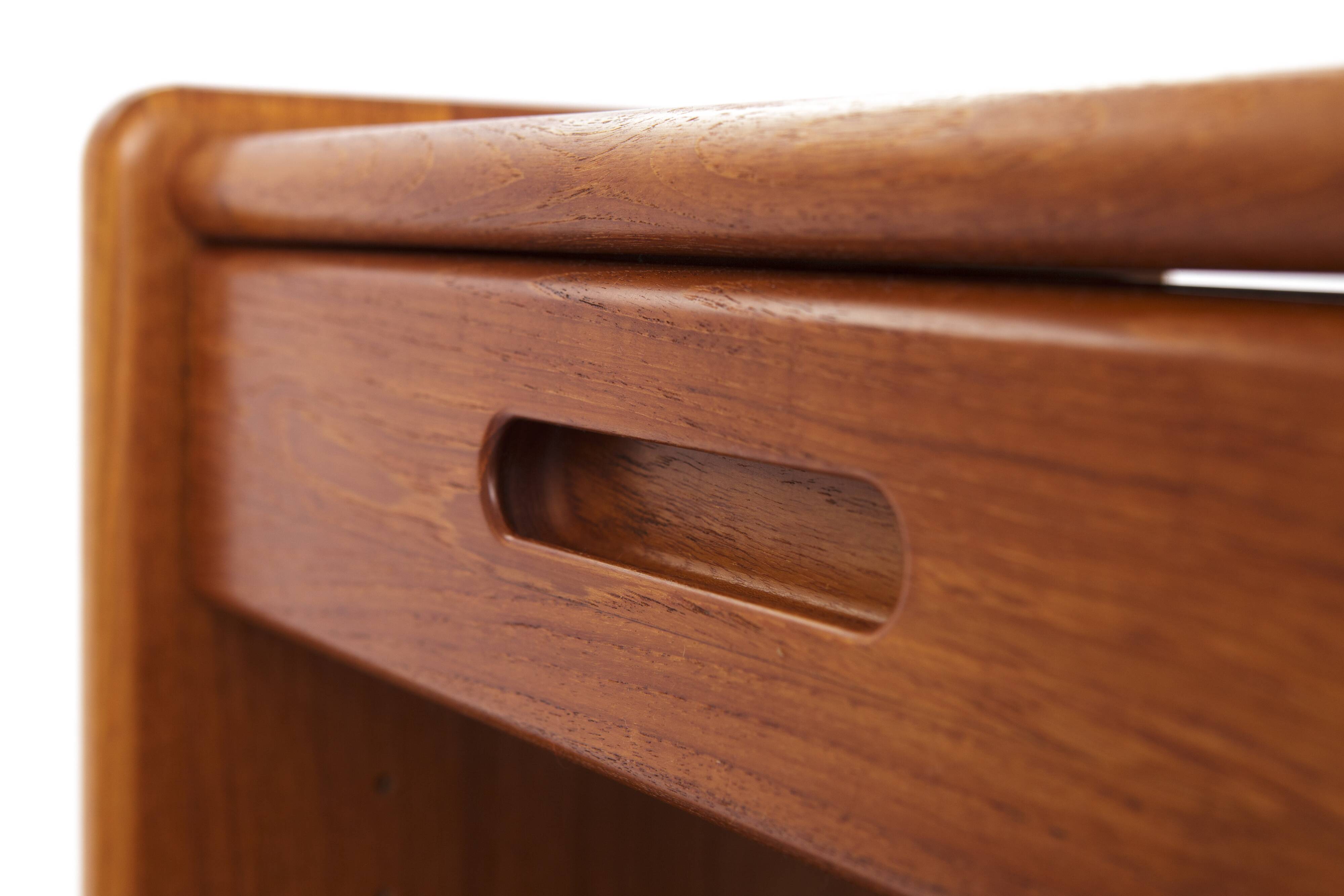 Vintage side table with drawer 1960s-1970s teak