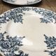 Lot of 2 plates for dessert Terre de Fer décor Louis XV