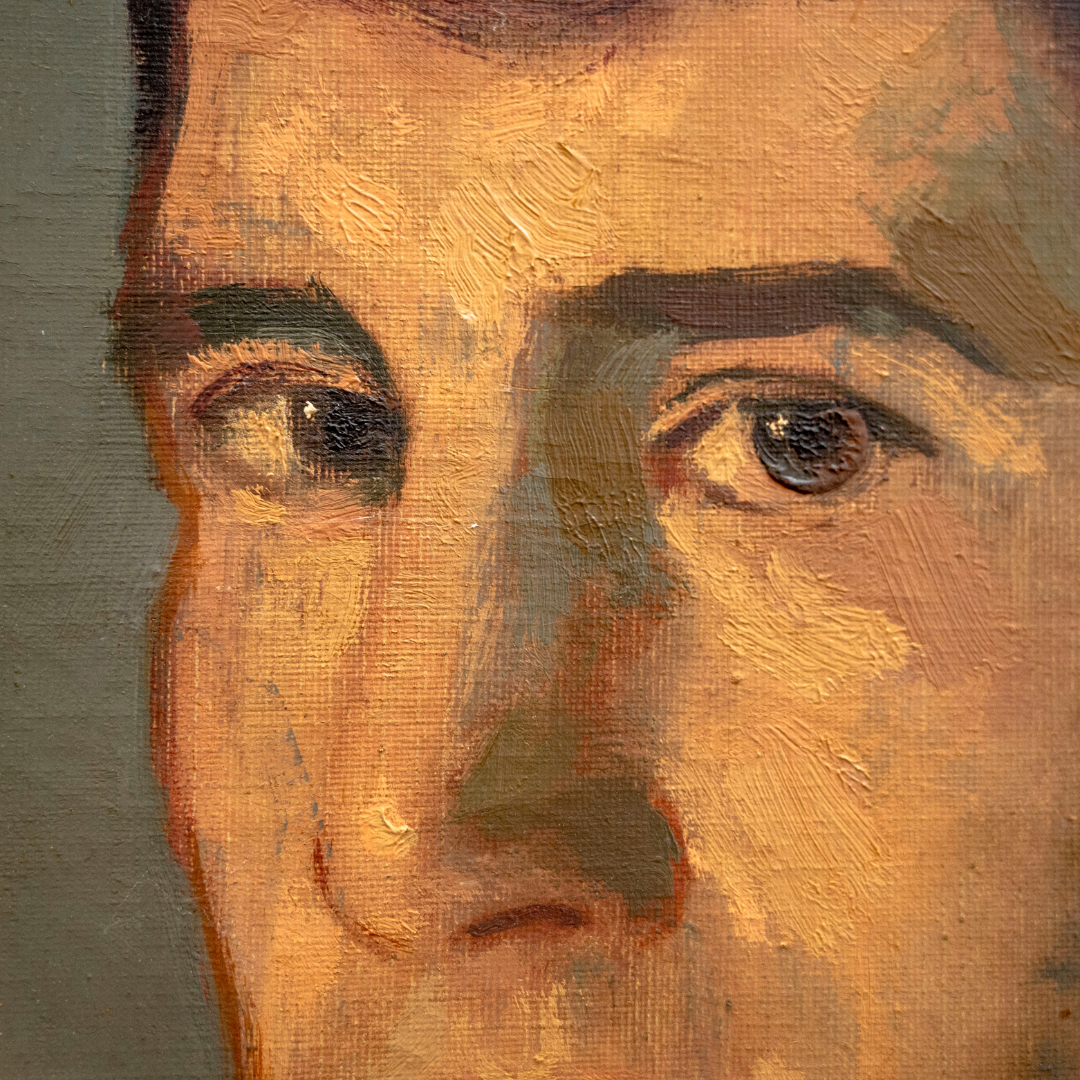 Portrait, oil on canvas, Staf Beerten, 1964