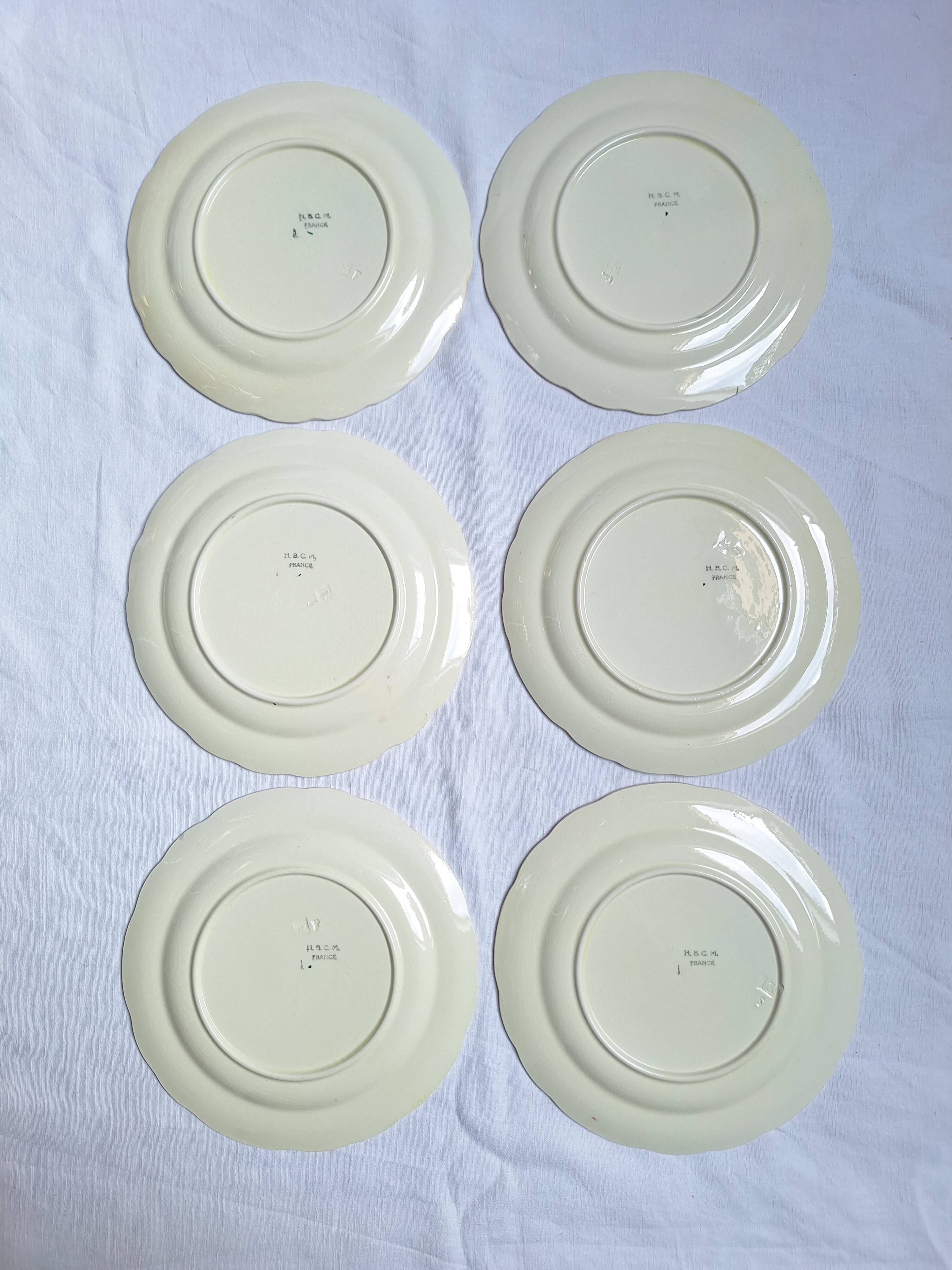 HBCM dessert plates