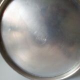 Vintage vase in tin and porcelain