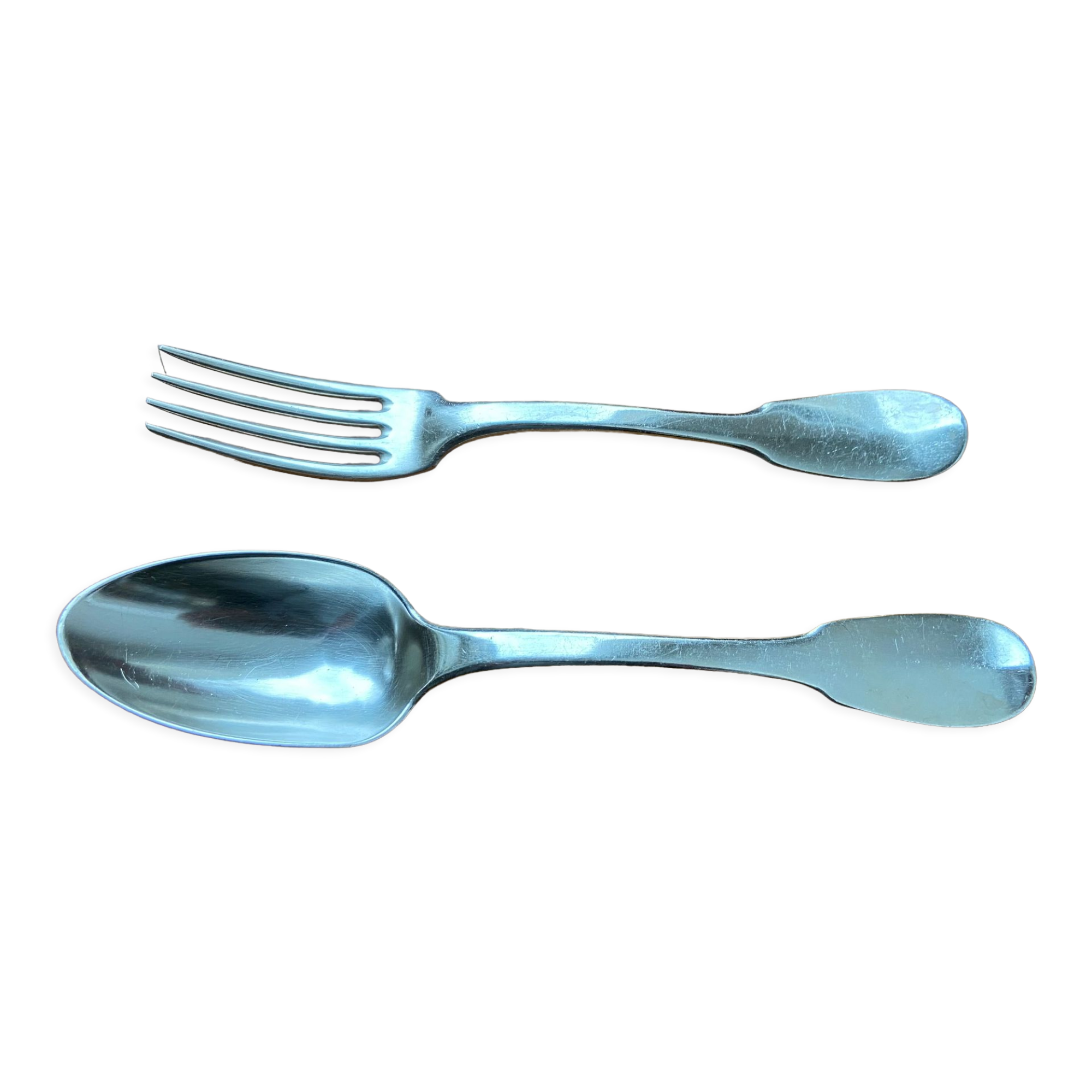 Solid Silver Flatbed Cutlery Minerva