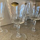 6 verres à vin Cristal d’Arques