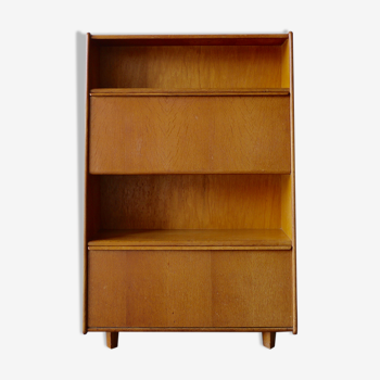 Oak Series Desk & Cabinet by Cees Braakman for UMS Pastoe. 1950s