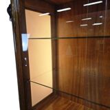 Vintage art deco cabinet / display cabinet with integrated lamps