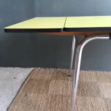 Yellow formica table