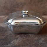 Vintage metal sugar bowl