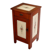 Vintage hand painted nightstand, 1950s