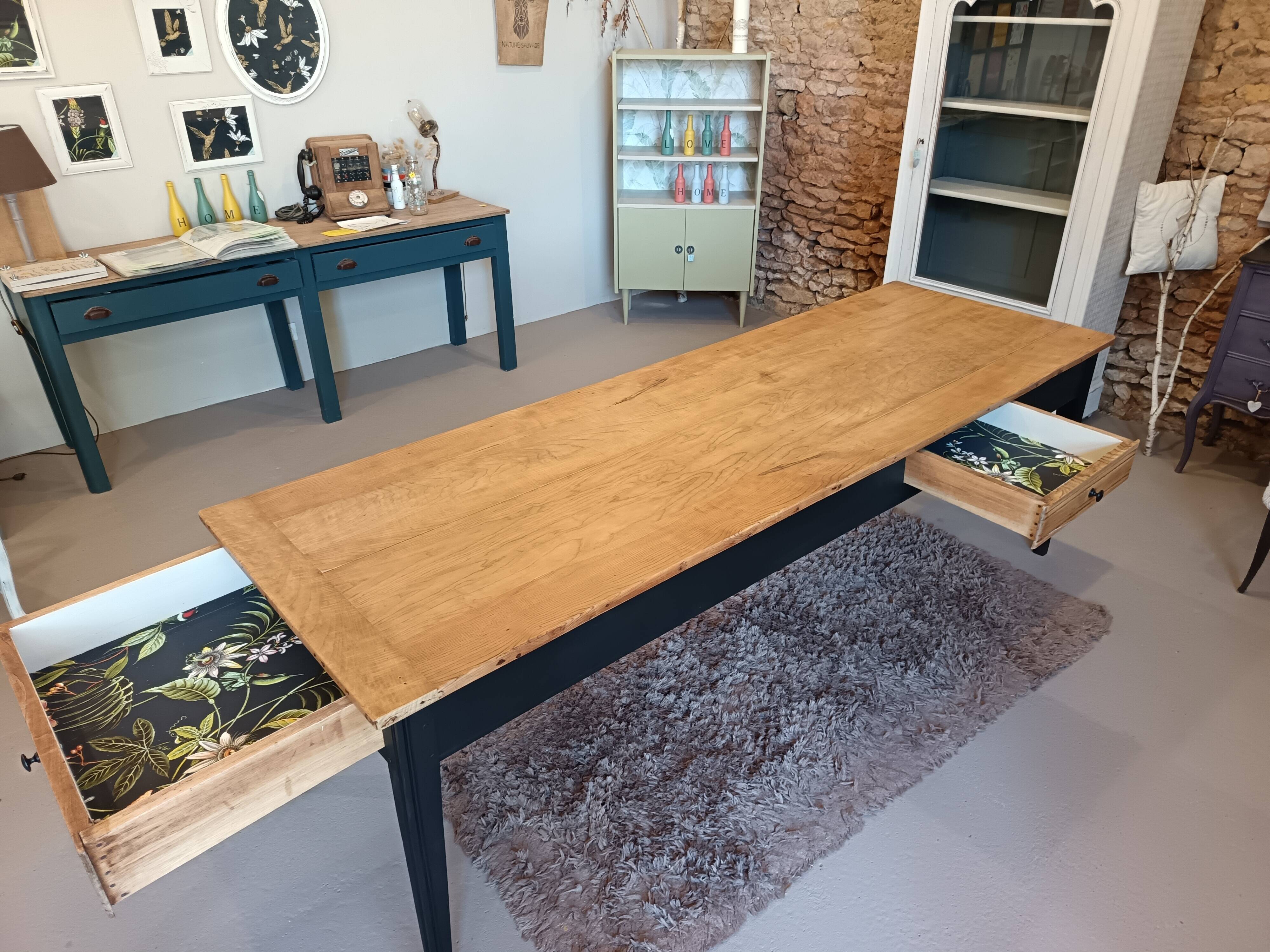 Renovated farmhouse table