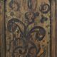18th century folk art painted bridal cabinet