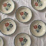 Assiettes "Paule" Digoin Sarreguemines