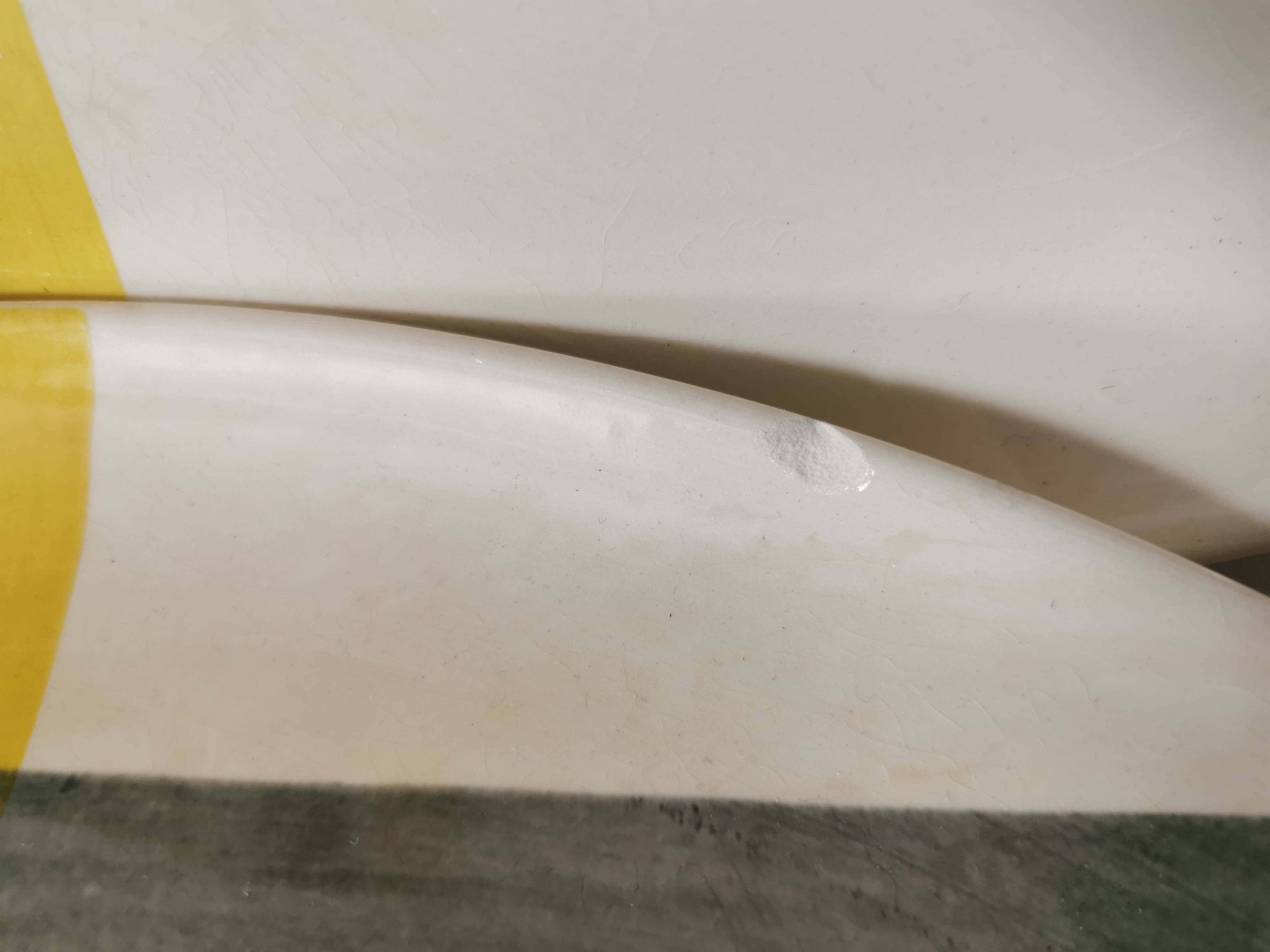 serving dish, tray, yellow and green butter dish