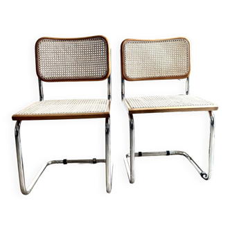 Chaises Cesca B32 par Marcel Breuer