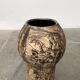 Brutalist Mid-Century Vase in German Ceramic by Gerhard Liebenthron, 1977