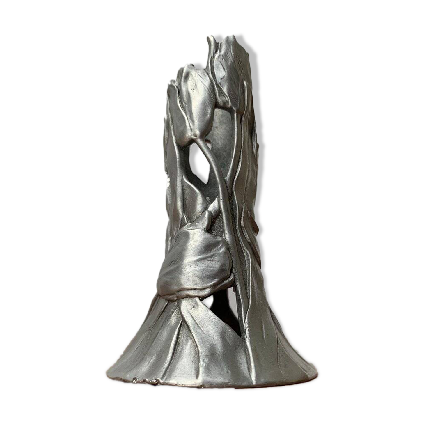 Vintage Ornamental Candle Holder by Seagull Pewter, Canada, 1990s