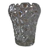 Vase vintage crystal mold czechoslovakia years 50