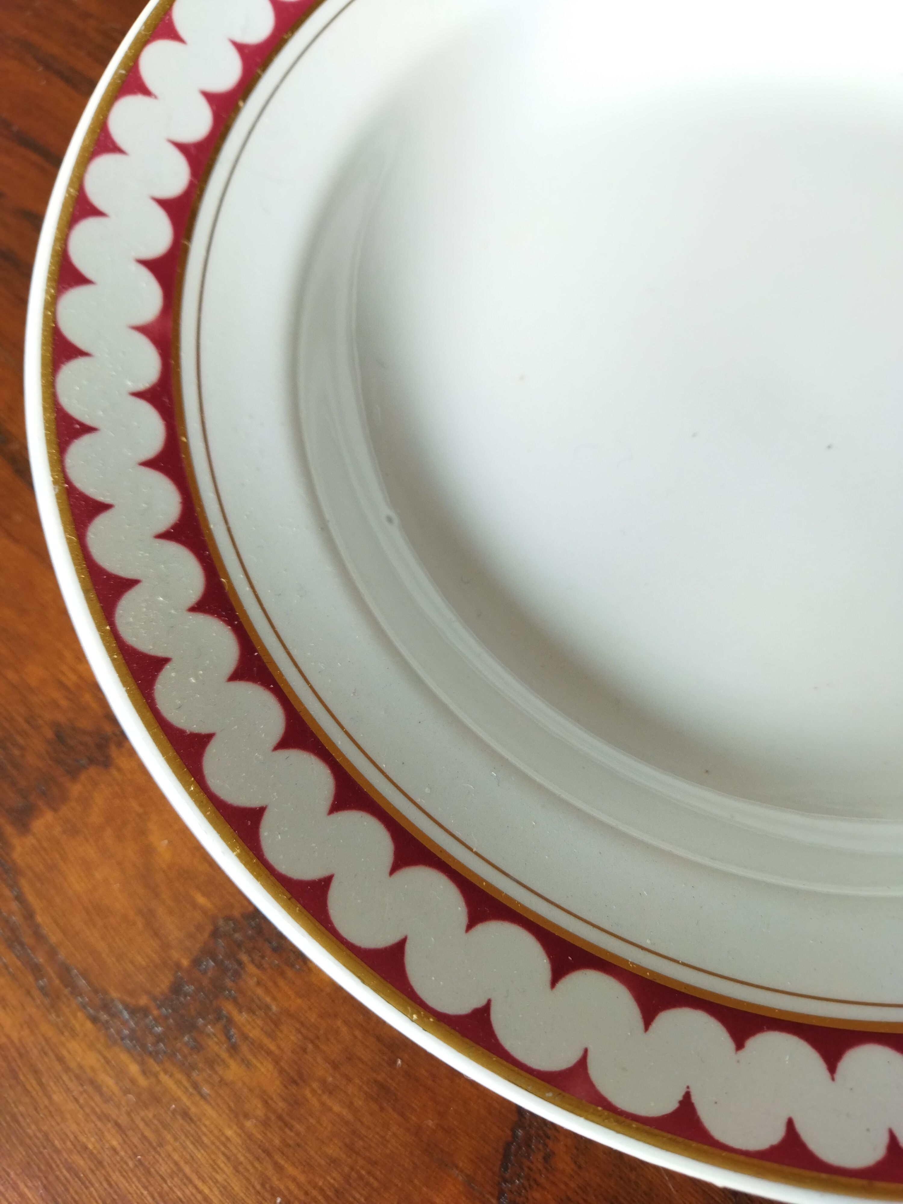 12 K&G Lunéville soup plates, Madrigal model