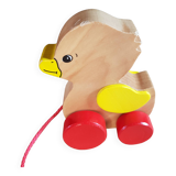 Wooden duck to pull