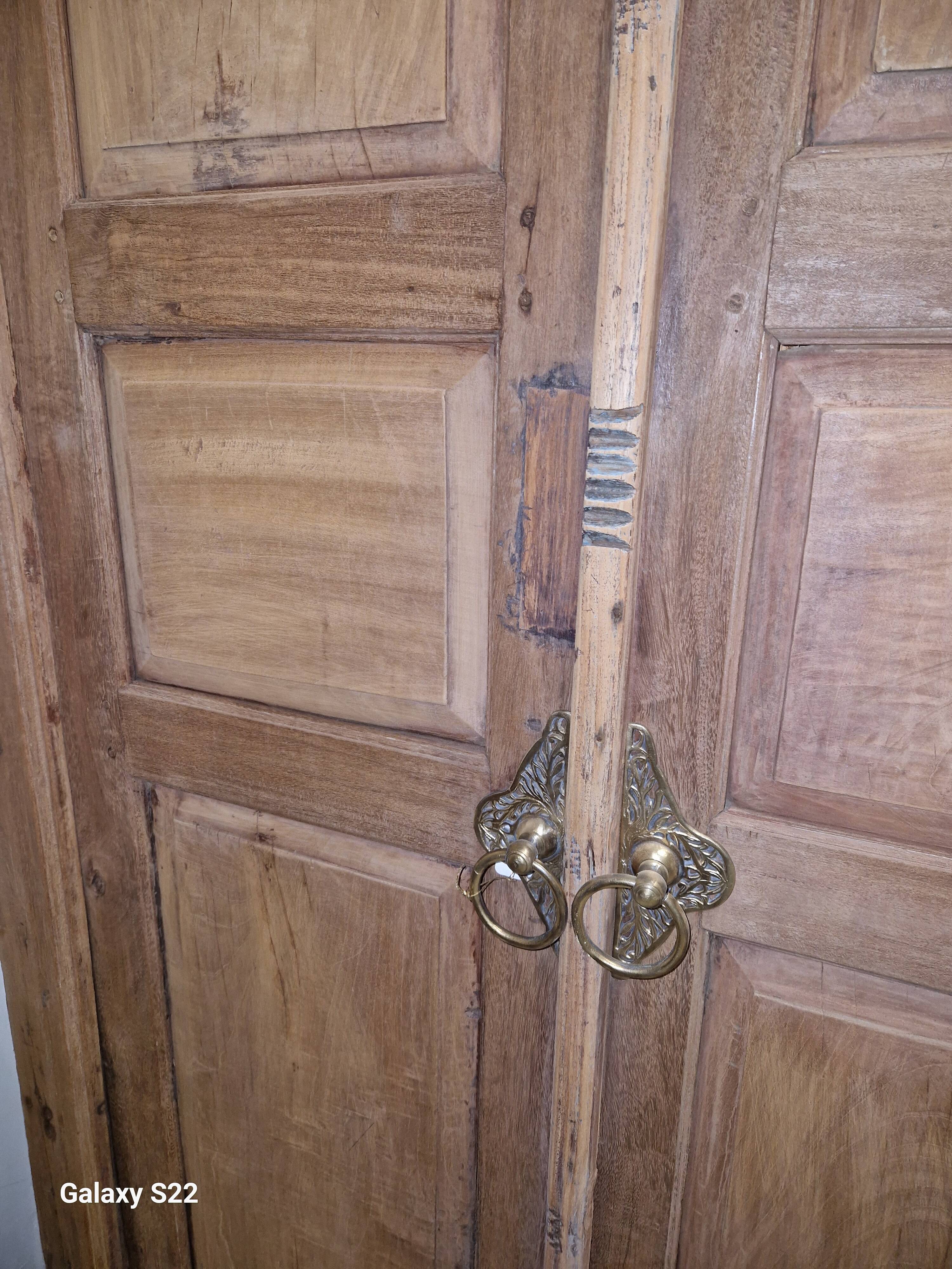 double door with frame