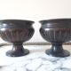 Metal vases