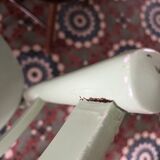 Set of 6 green patinated bistro chairs