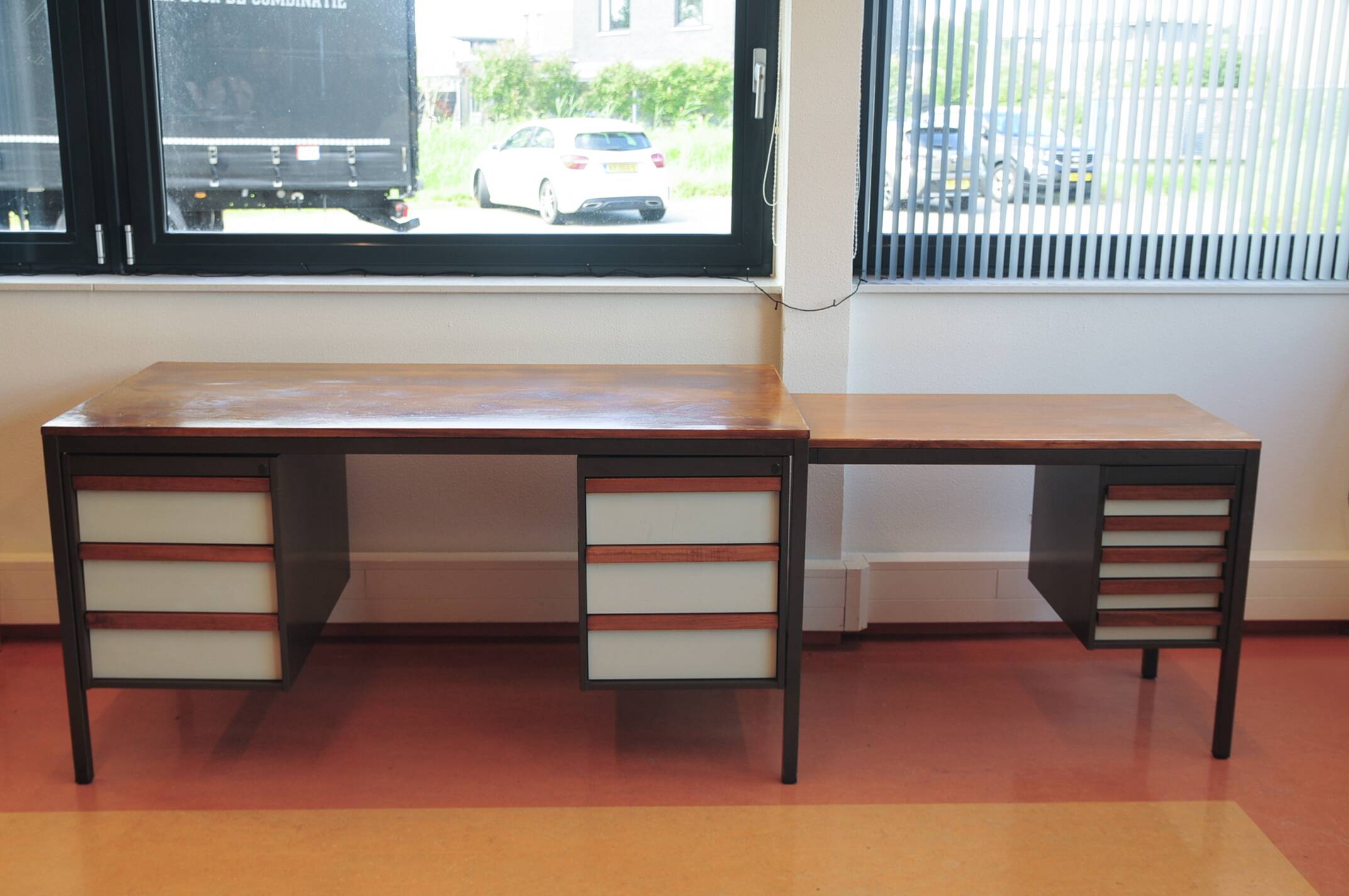 Coen de Vries Vintage Double Metal Desk