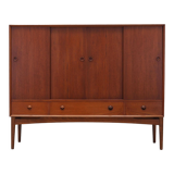 Enfilade en teck, design danois, années 1960, Danemark