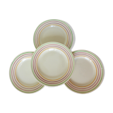 4 flat plates Gien model Jean