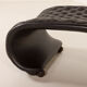 Chaise longue en cuir noir Verner Panton pour Fritz Hansen, années 1970.