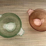 Green glass Breton bowl