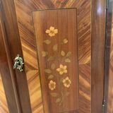 Notch has two curved doors mahogany and rosewood xviii century