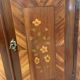 Notch has two curved doors mahogany and rosewood xviii century