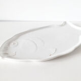 White ceramic fish dish