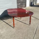 6-foot table in mahogany from the Louis Philippe period