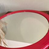 Vintage red mirror