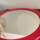 Miroir rouge vintage