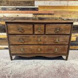19th-century oak chest of drawers