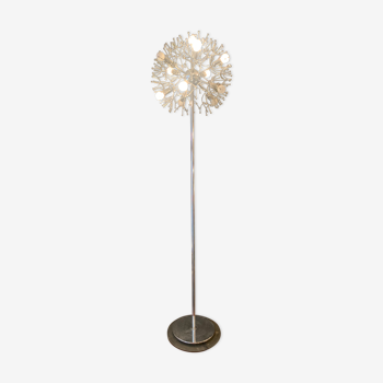 Gaetano Sciolari Lampadaire spoutnik , luminaire design 1970 sputnik