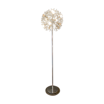 Gaetano Sciolari Lampadaire spoutnik , luminaire design 1970 sputnik