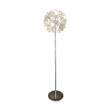 Gaetano Sciolari Lampadaire spoutnik , luminaire design 1970 sputnik