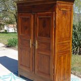 Louis Philippe wardrobe in light walnut