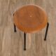 Vintage stool in teak and metal 1960