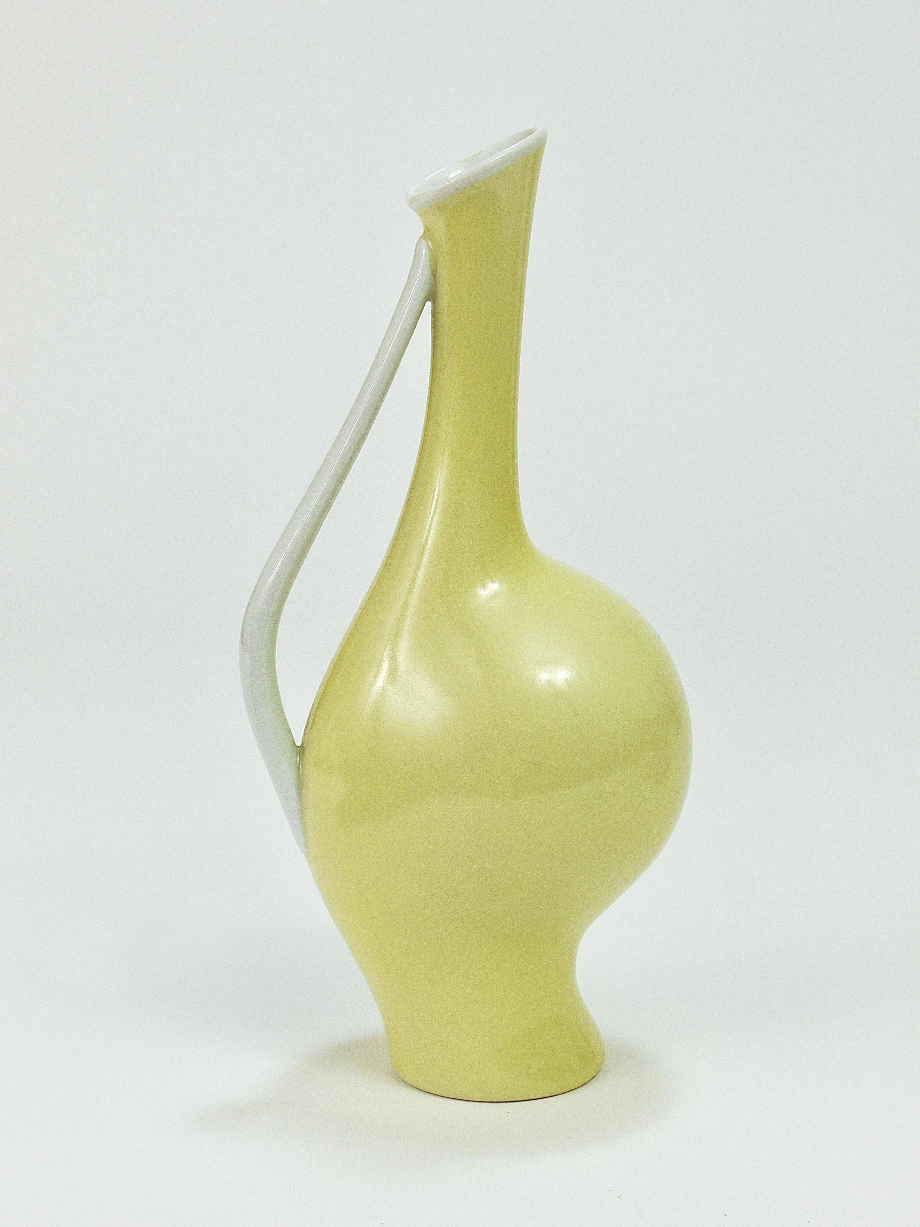 3 vases en porcelaine pastel "Luise" du milieu du siècle, Fritz Heidenreich, allemand
