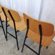 Set of 7 vintage school chairs by stol kamnik / 1970s yugoslavia / mid-cent