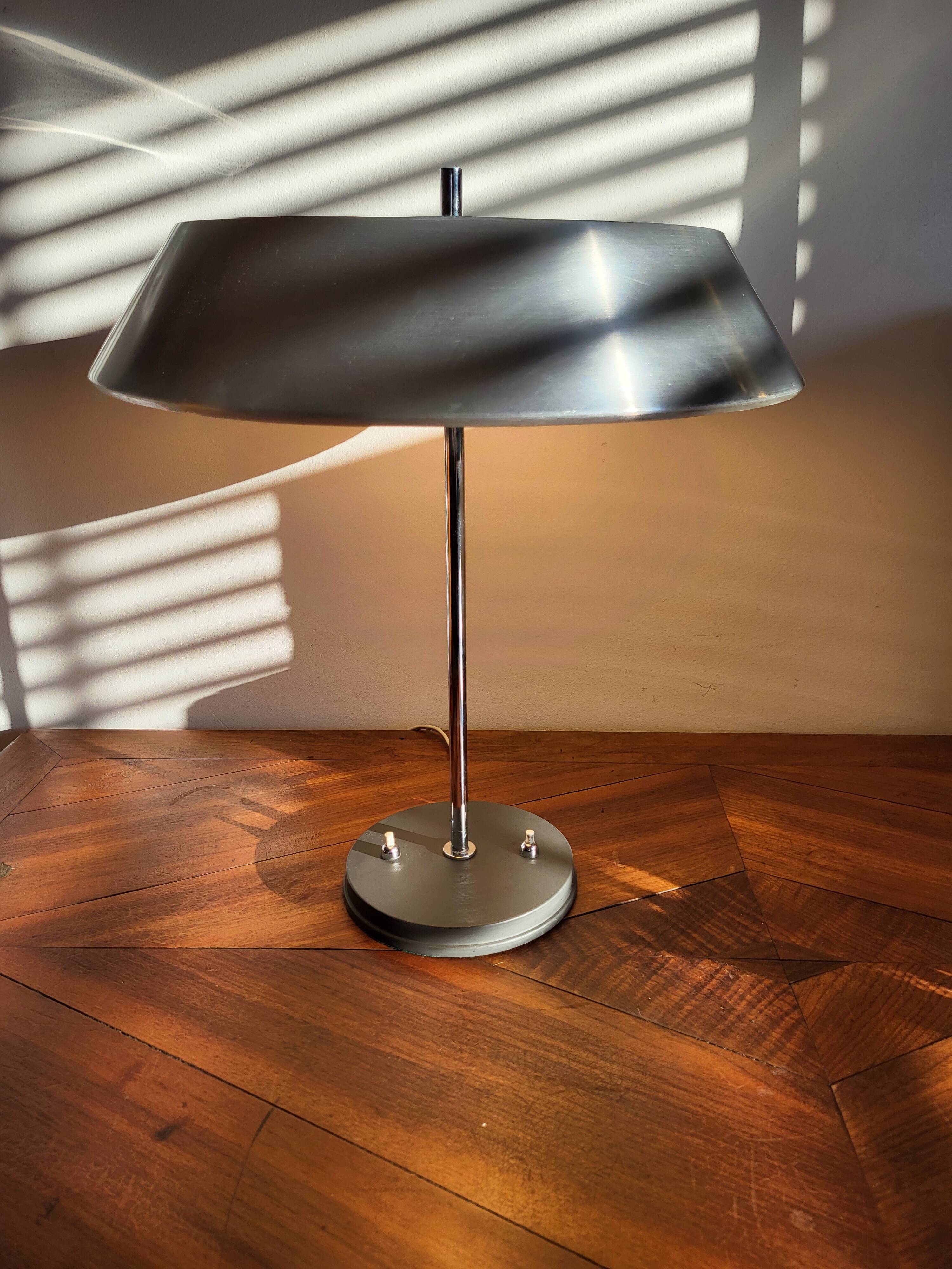 Lampe de bureau vintage Louis Kalff, modèle President, 1960, Nederland